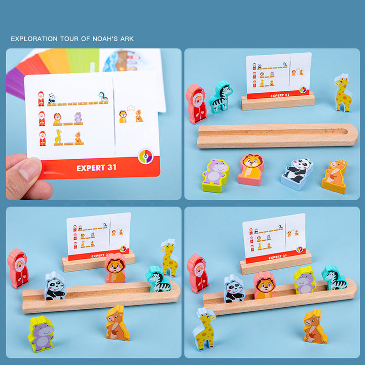 Noah's Ark Sorting Game for Screen-Free Logic Play