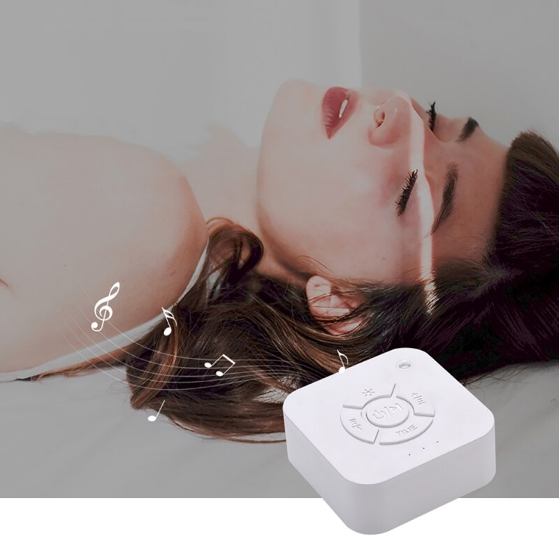 Compact Sleep Sound Machine with Music and Breathing Light