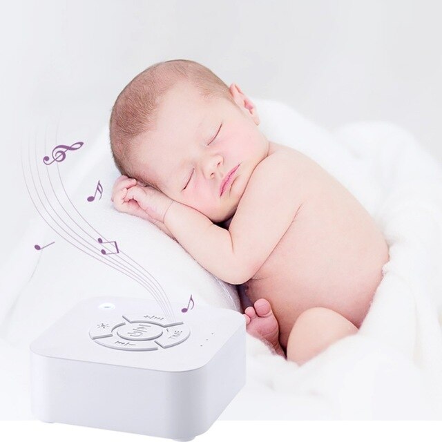 Compact Sleep Sound Machine with Music and Breathing Light