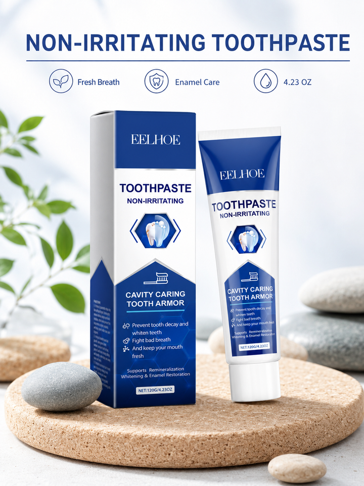 Non‑Irritating Toothpaste — Cavity Care & Whitening