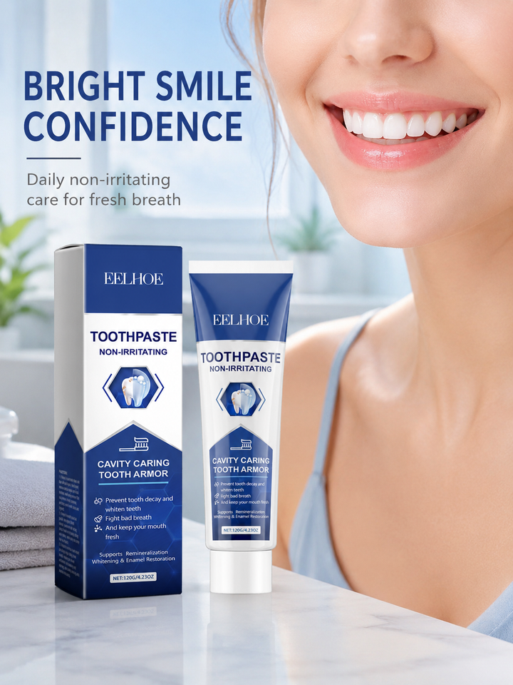 Non‑Irritating Toothpaste — Cavity Care & Whitening