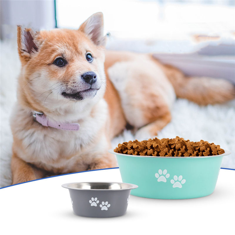 Non-Slip Stainless Steel Dog Bowls for Mess-Free Meals