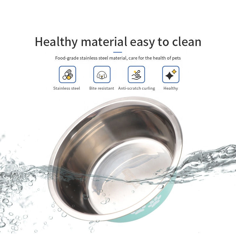 Non-Slip Stainless Steel Dog Bowls for Mess-Free Meals