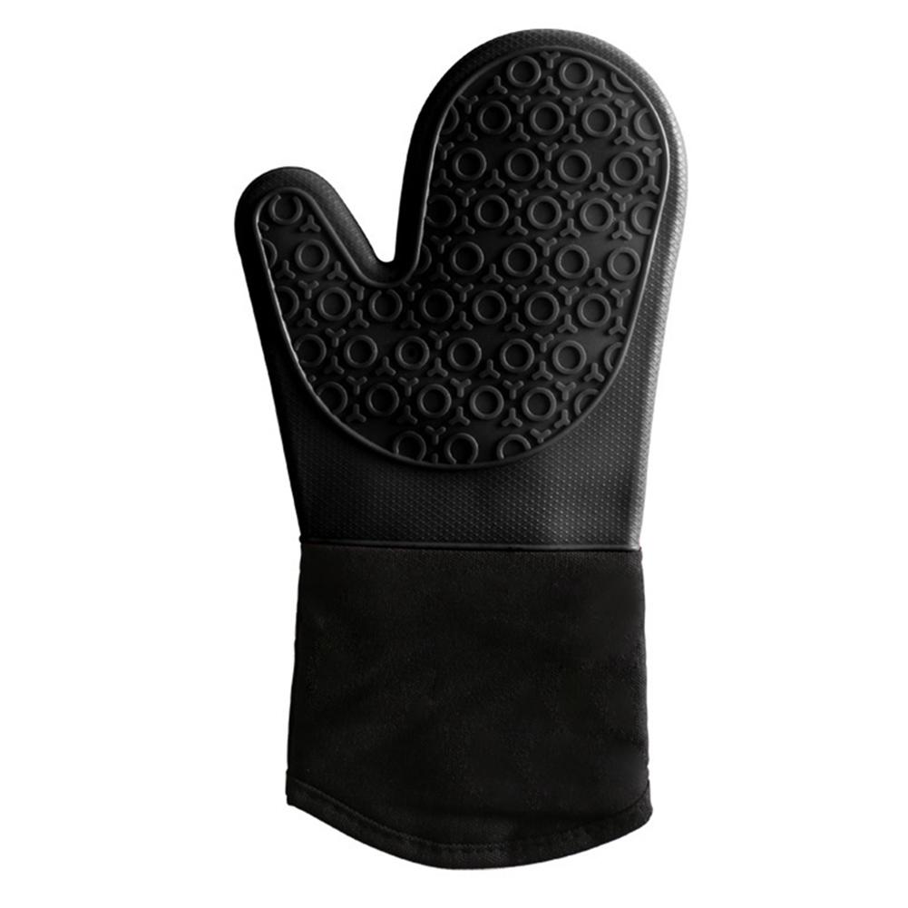 Non-Slip Silicone Oven Mitts: Heat-Resistant Long Cuff