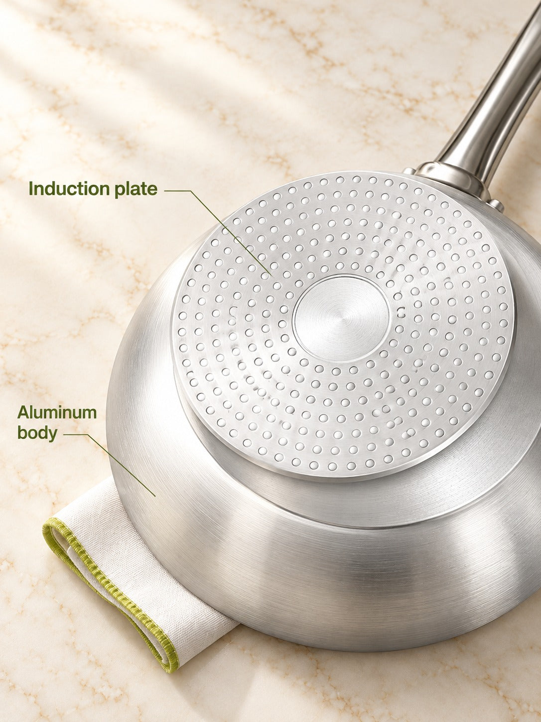 Non-Stick Aluminum Frying Pan for Induction and Gas