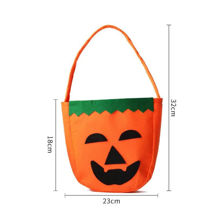 Halloween Pumpkin Candy Bag for Trick-or-Treating