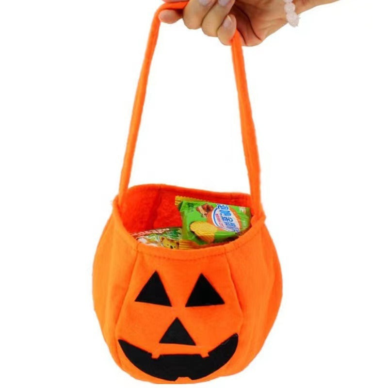 Halloween Pumpkin Candy Bag for Trick-or-Treating