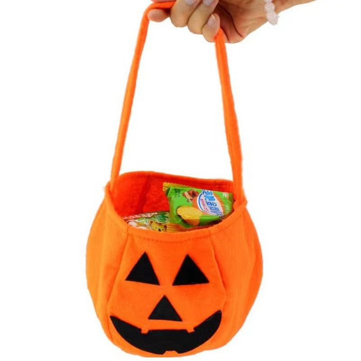 Halloween Pumpkin Candy Bag for Trick-or-Treating