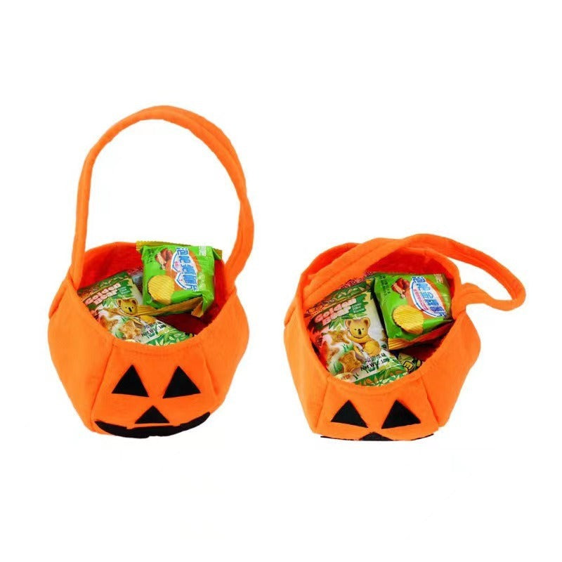 Halloween Pumpkin Candy Bag for Trick-or-Treating