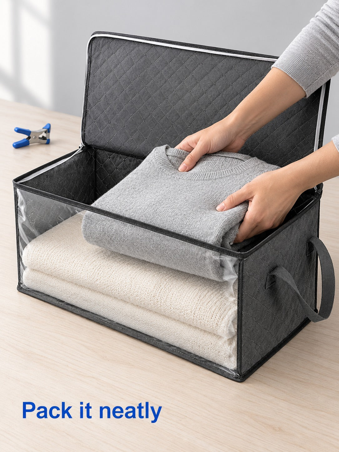 Non-Woven Storage Box with Lid, Dust and Moisture Proof