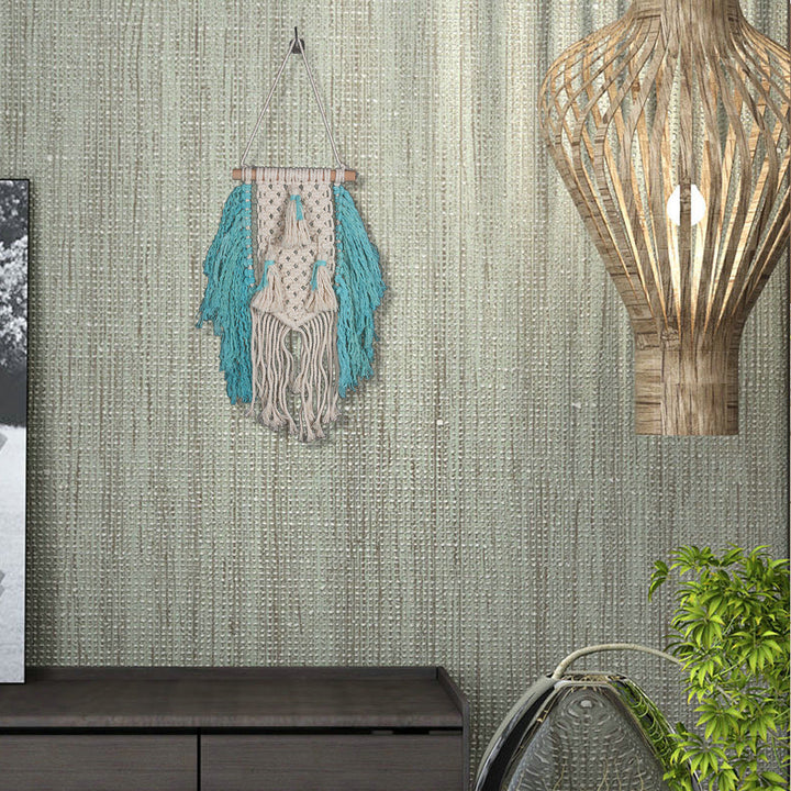 Woven Wall Hanging for Warm, Textured Boho Rooms