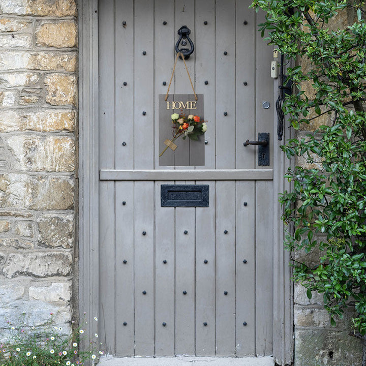 Wooden Welcome Sign for a Warm Rustic Entryway Decor