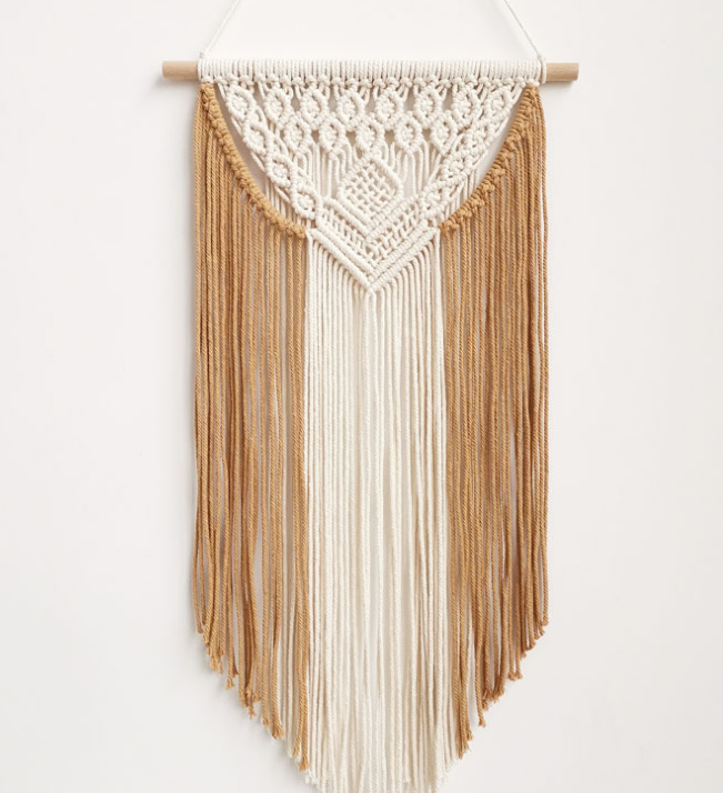 Macrame Wall Tapestry for Cozy Nordic Farmhouse Decor