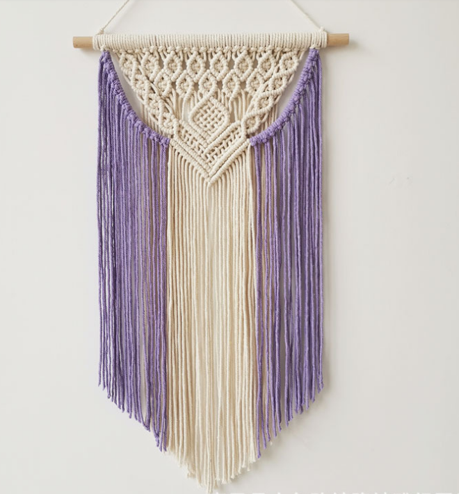 Macrame Wall Tapestry for Cozy Nordic Farmhouse Decor