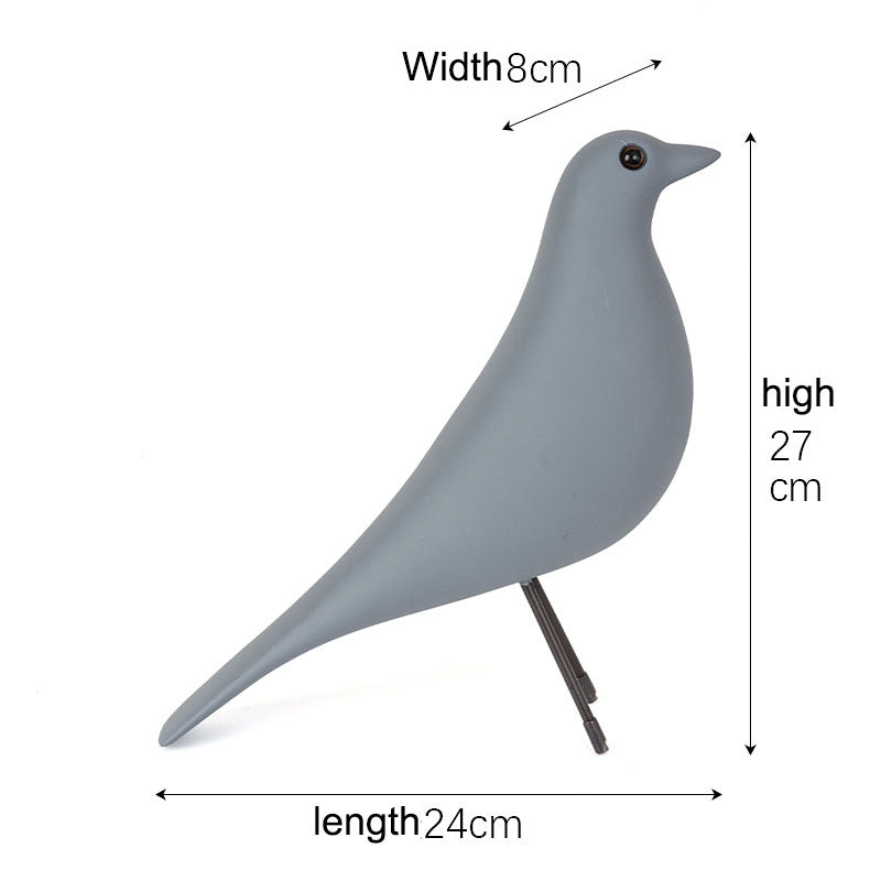 Nordic Bird Sculpture for Peaceful Minimalist Decor