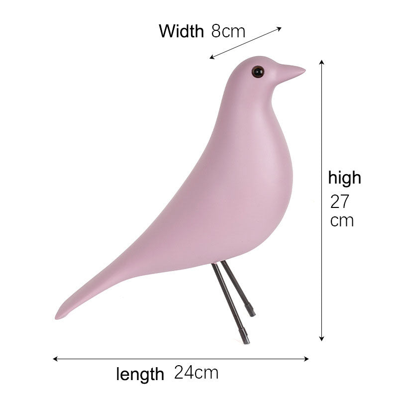 Nordic Bird Sculpture for Peaceful Minimalist Decor