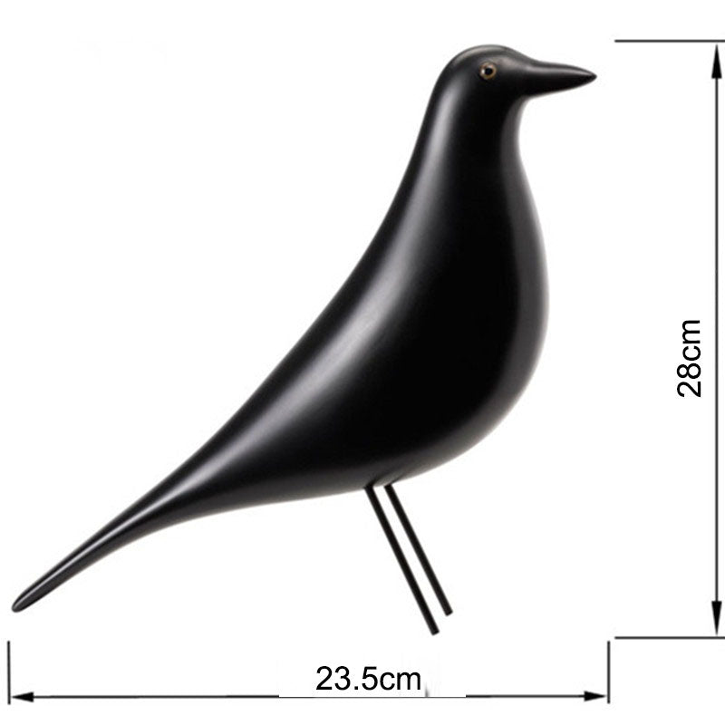 Nordic Bird Sculpture for Peaceful Minimalist Decor