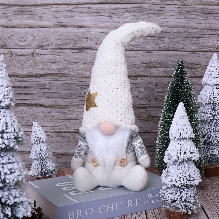 Nordic Christmas Gnome Pair for Cozy Holiday Decor