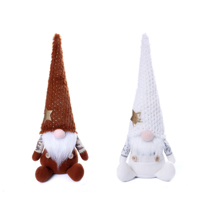 Nordic Christmas Gnome Pair for Cozy Holiday Decor