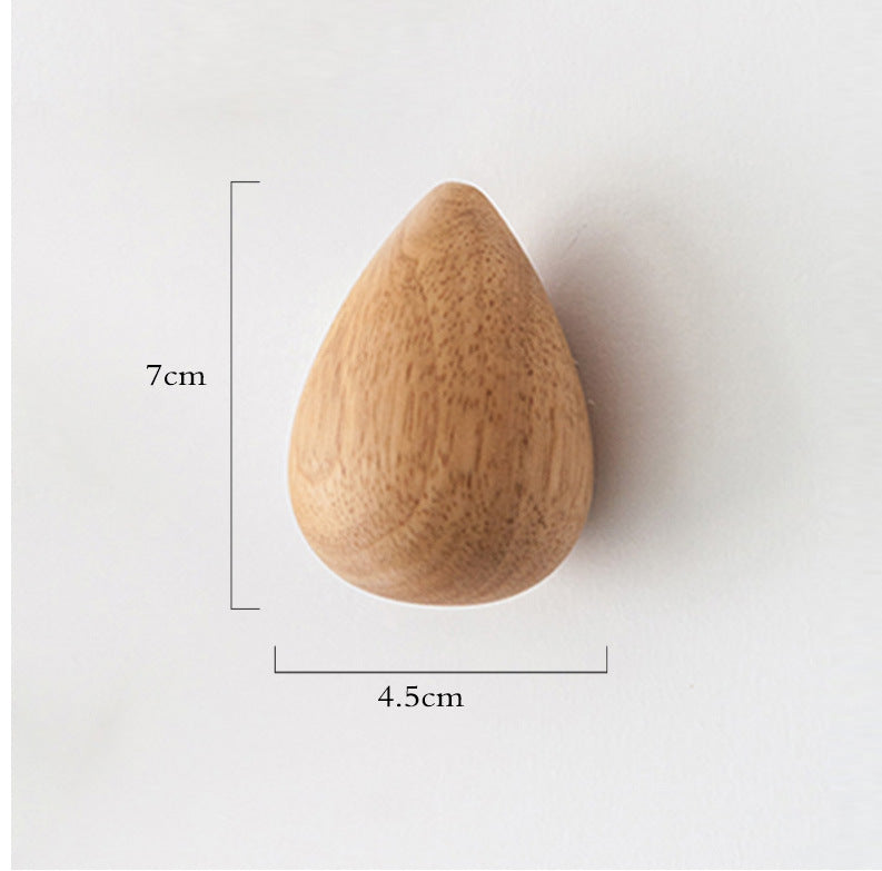 Wood Wall Hooks for Coats | Nordic Space-Saving Storage