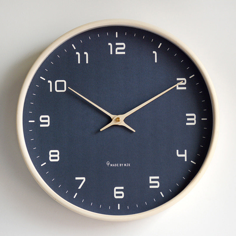 Nordic Wood Wall Clock for Easy, Elegant Readability