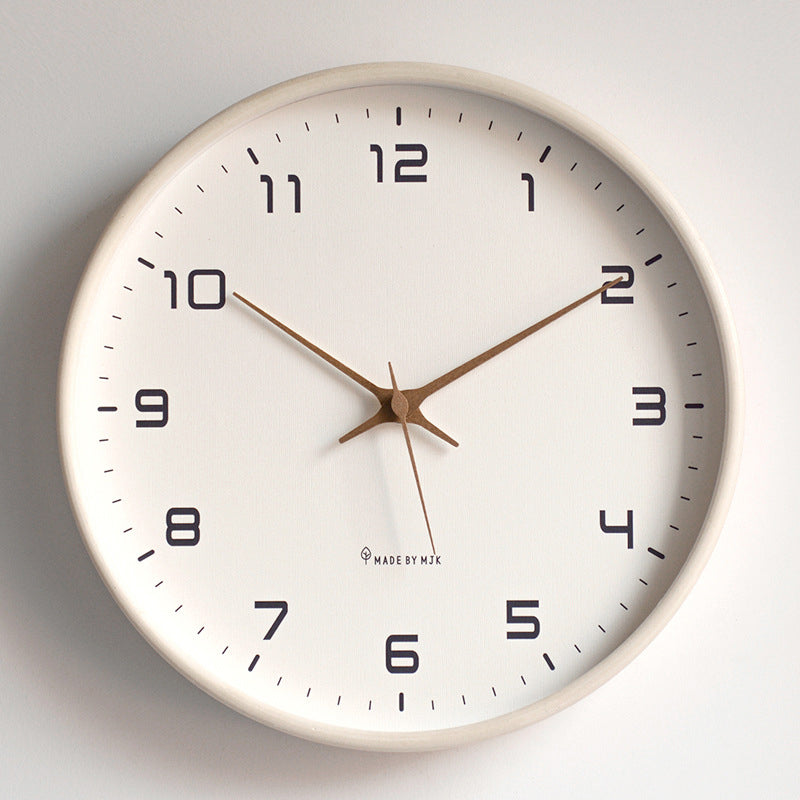Nordic Wood Wall Clock for Easy, Elegant Readability