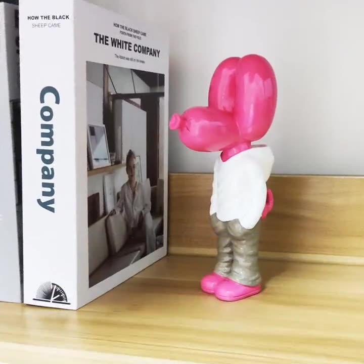 Balloon Dog Resin Sculpture for Playful Modern Decor
