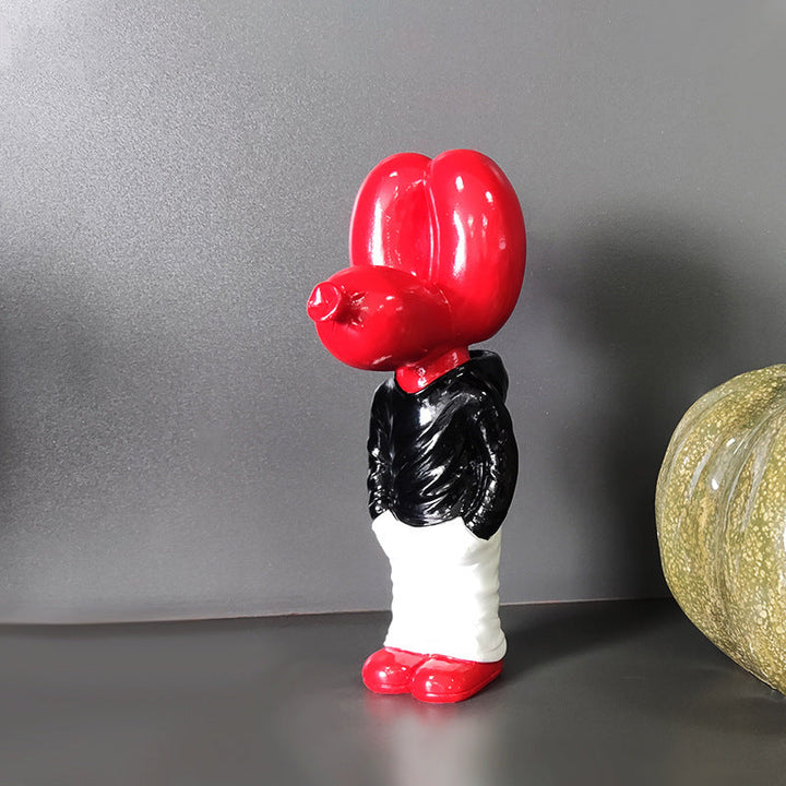 Balloon Dog Resin Sculpture for Playful Modern Decor
