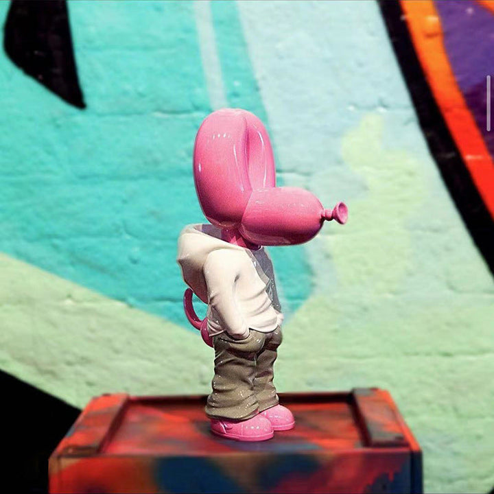 Balloon Dog Resin Sculpture for Playful Modern Decor