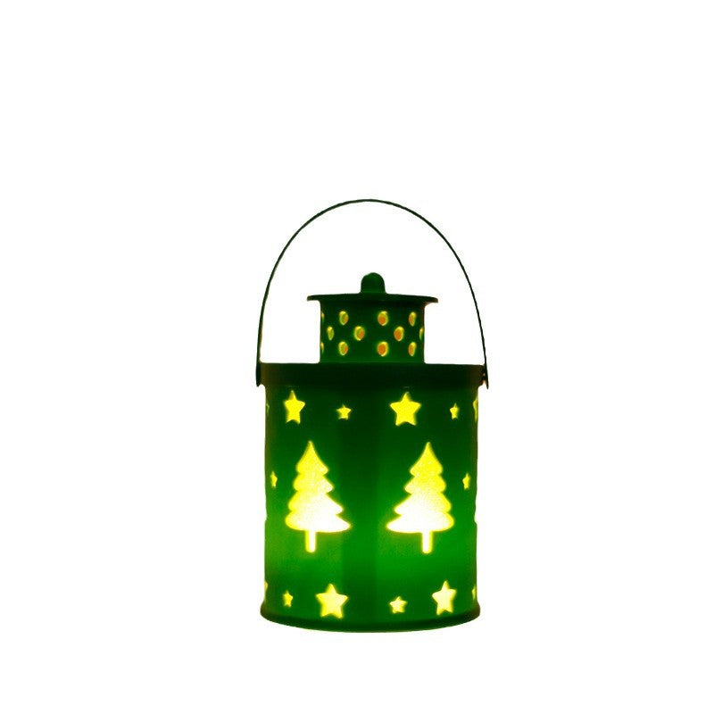 Nordic Christmas Lantern for Cozy Holiday Glow Decor