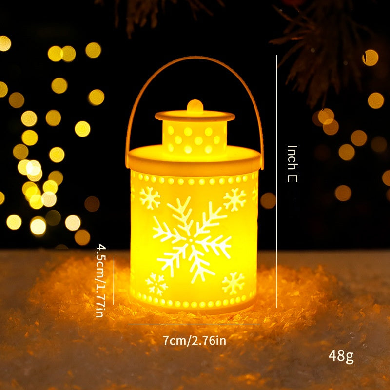 Nordic Christmas Lantern for Cozy Holiday Glow Decor
