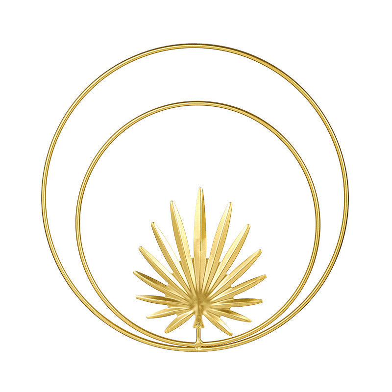 Gold Metal Wall Art for Elegant Nordic Interior Decor