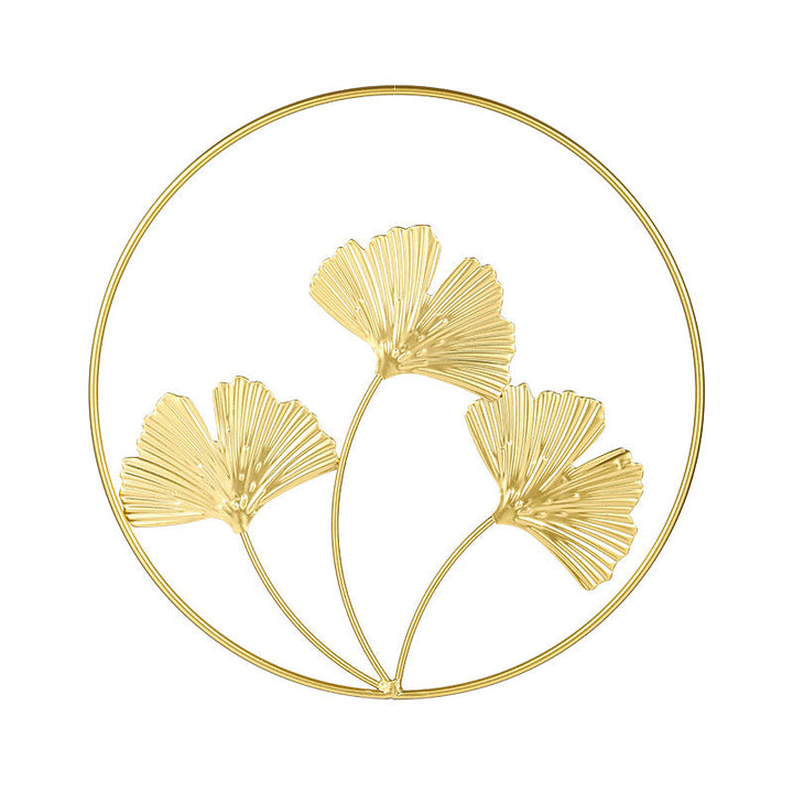 Gold Metal Wall Art for Elegant Nordic Interior Decor