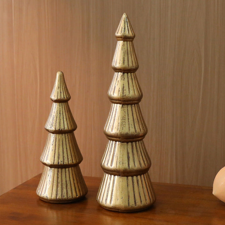 Nordic Wooden Christmas Tree Decor for Tabletop Style