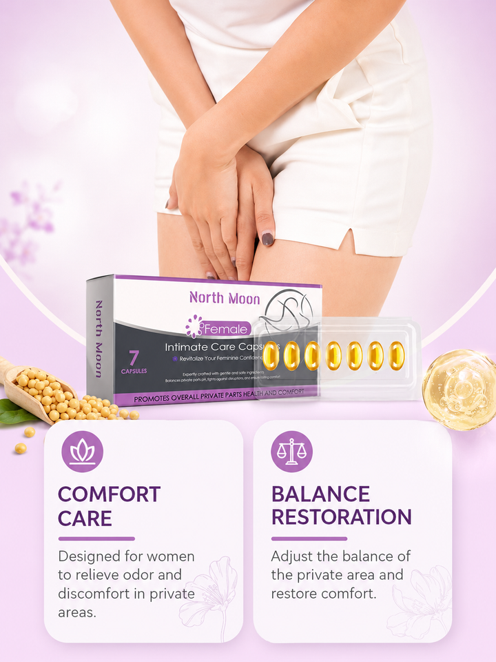 North Moon Intimate Care Capsules – Comfort & Balance