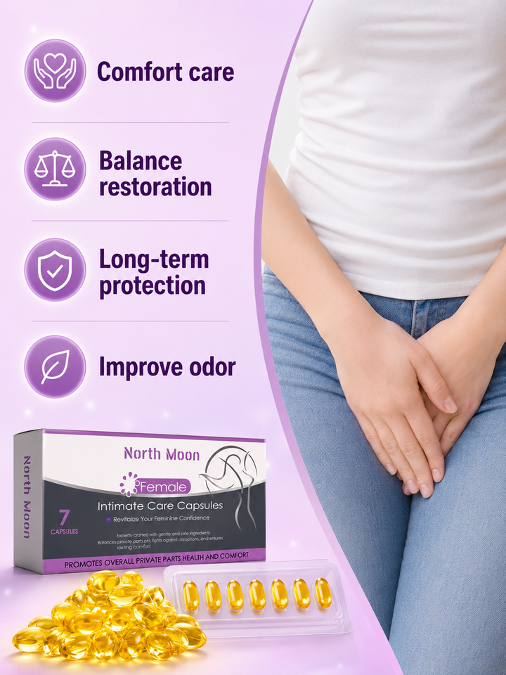 North Moon Intimate Care Capsules – Comfort & Balance