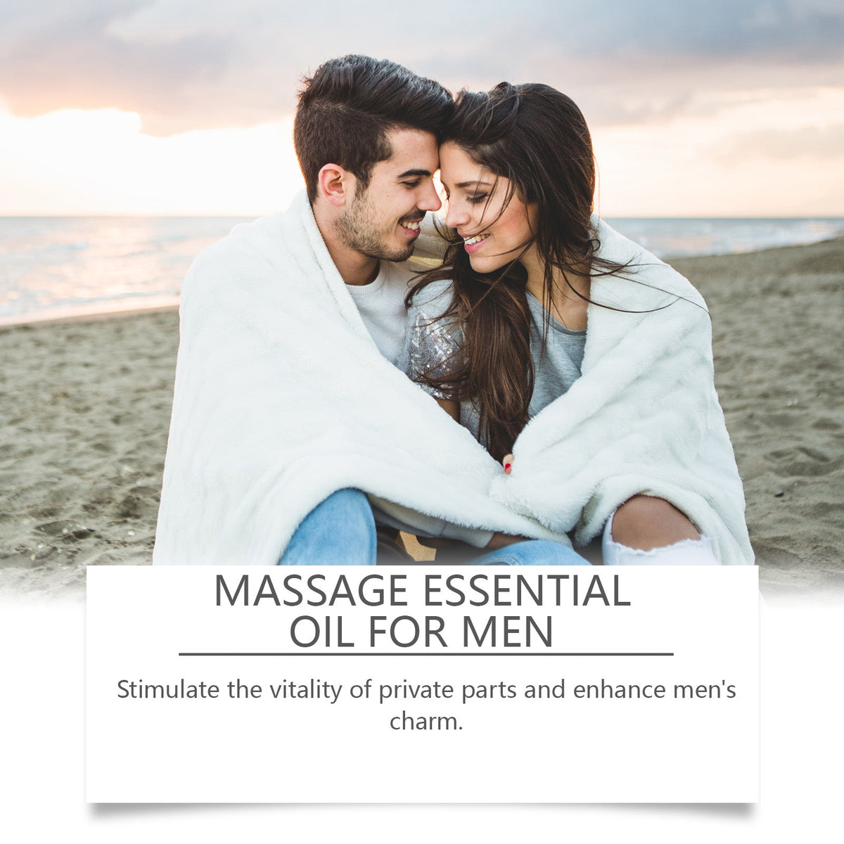 Men's Massage Oil for Soothing Intimate Body Care