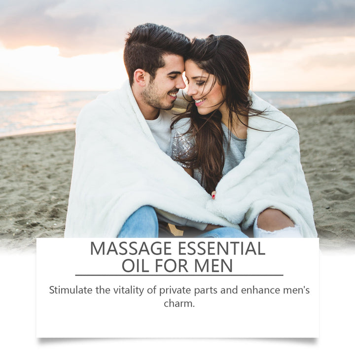 Men's Massage Oil for Soothing Intimate Body Care