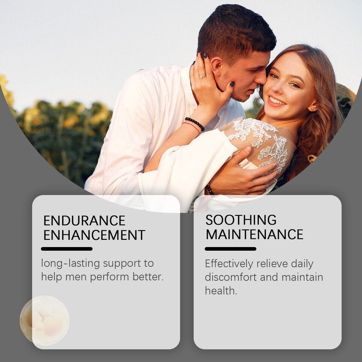Men's Massage Oil for Soothing Intimate Body Care