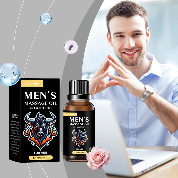 Men's Massage Oil for Relaxing, Soft Skin Care