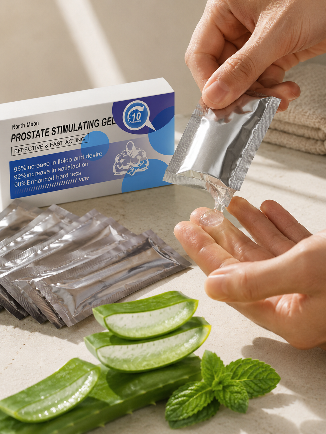 North Moon Herbal Gel for Men | 10-Min Activation