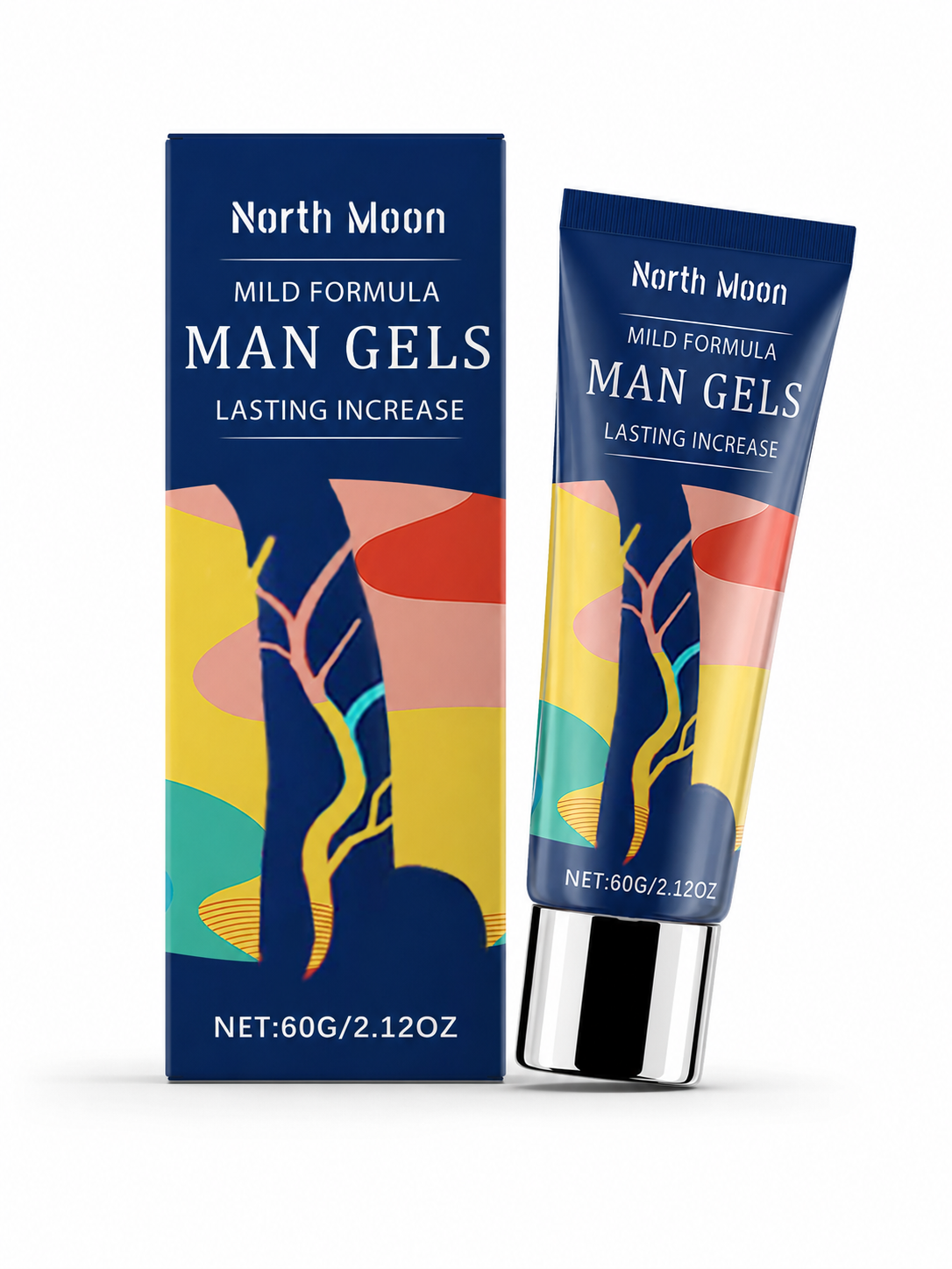 North Moon Men's Intimate Gel — 60g Comfort Formula