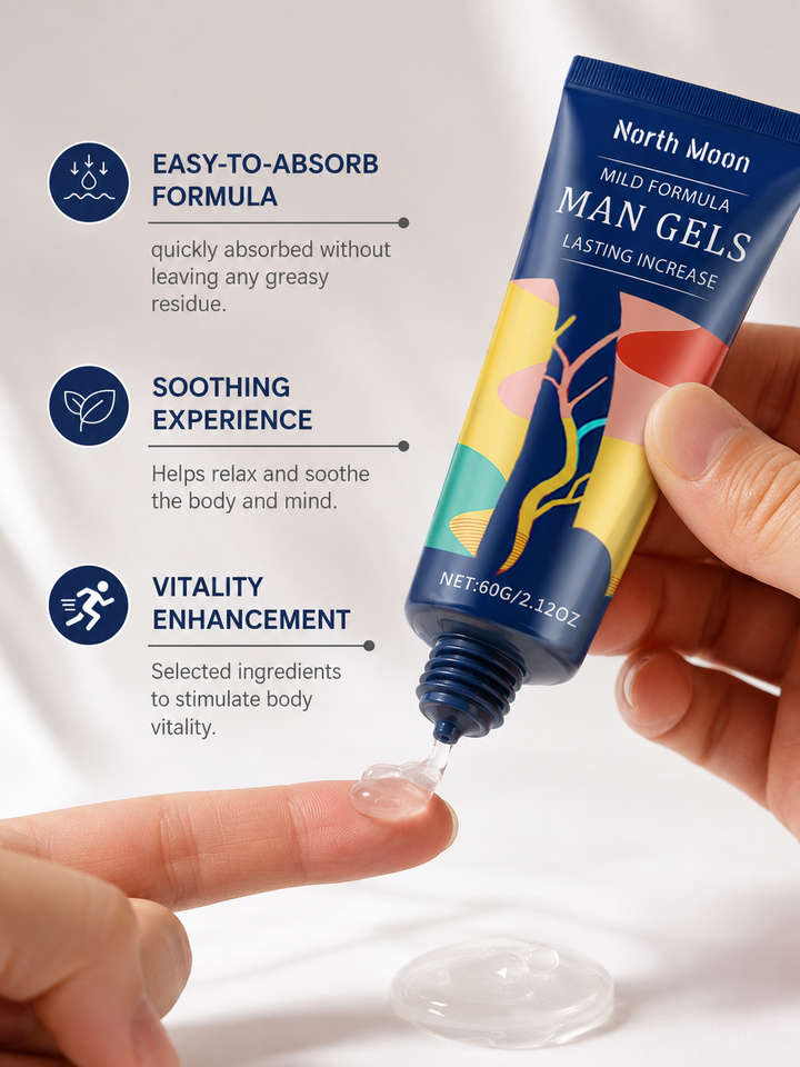 North Moon Men's Intimate Gel — 60g Comfort Formula