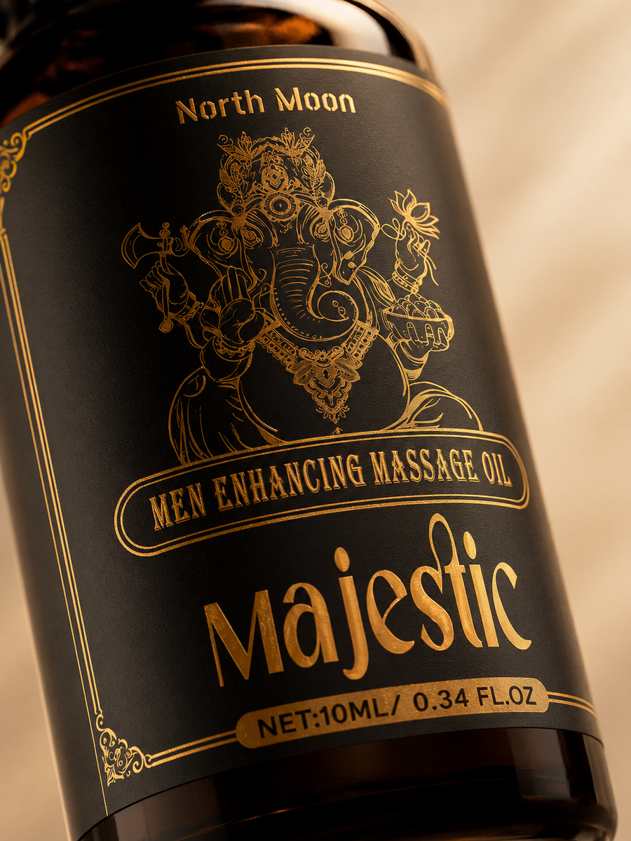 Men's Enhancing Massage Oil — Vitality & Confidence