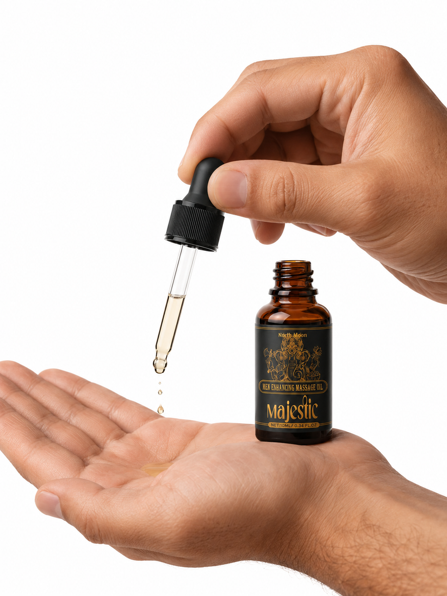 Men's Enhancing Massage Oil — Vitality & Confidence