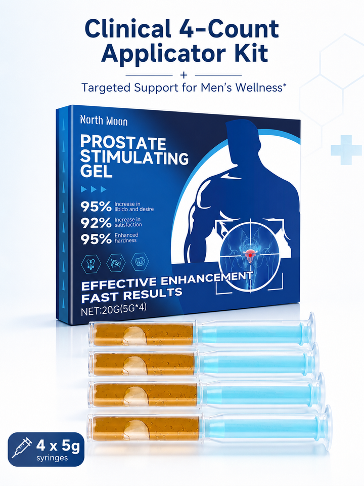 North Moon Men's Herbal Treatment Gel | 4-Pack Syringe