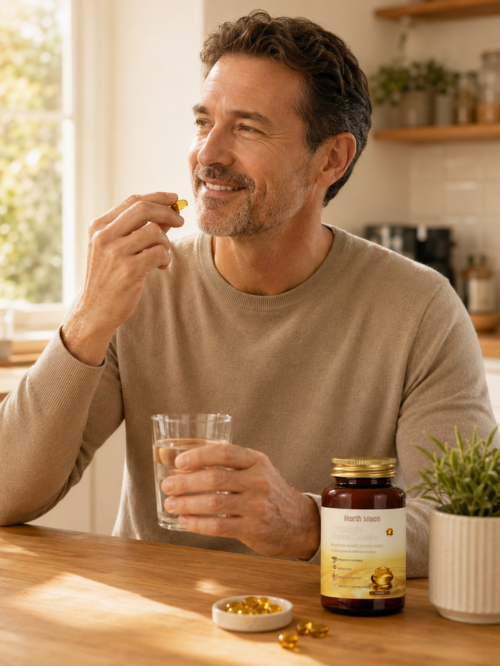North Moon Herbal Prostate Relief Capsules — Men's Vitality