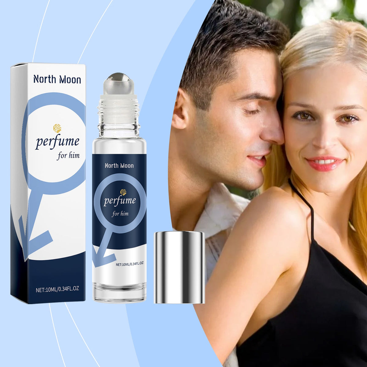 Men's Roll-On Fragrance for All-Day Charming Scent