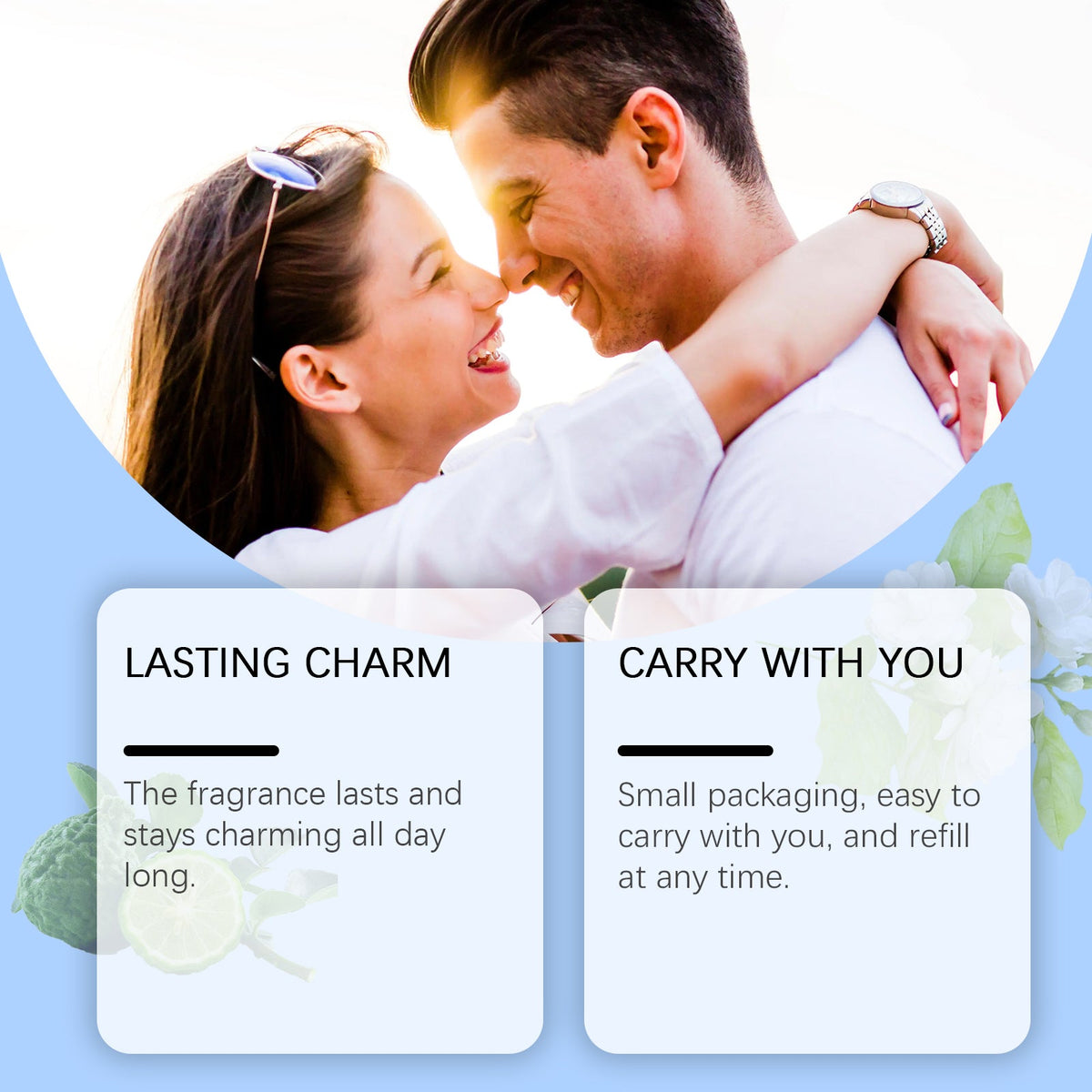 Men's Roll-On Fragrance for All-Day Charming Scent