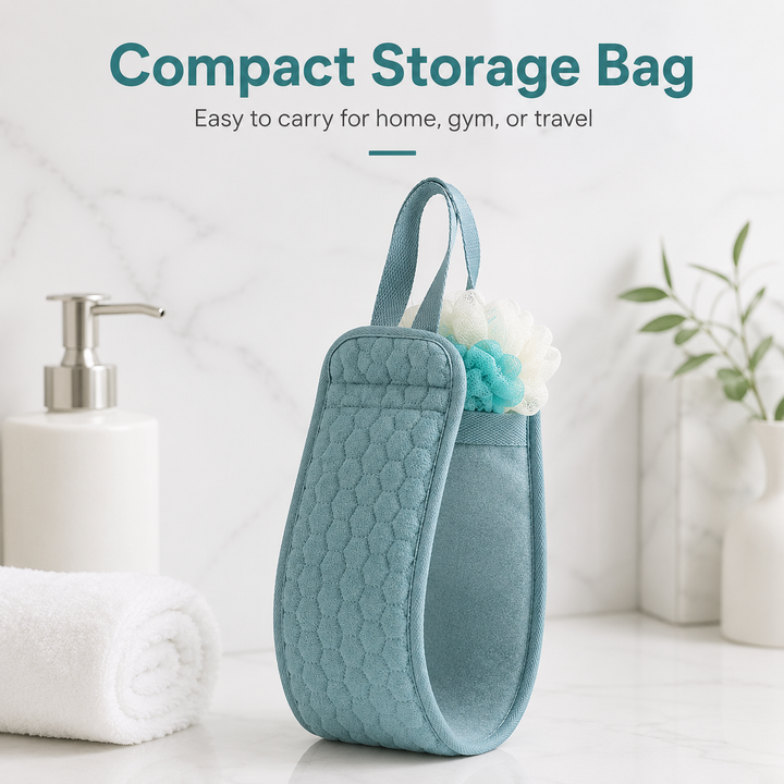 5-Piece Exfoliating Bath Set | Spa Shower Accessories